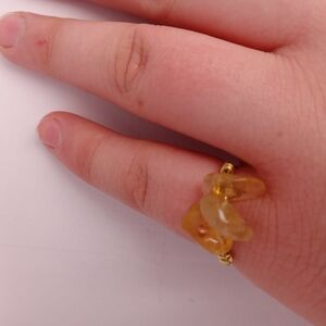 Citrine ring size 6.5